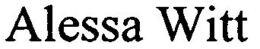 ALESSA WITT trademark