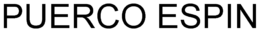 PUERCO ESPIN trademark
