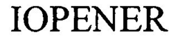 IOPENER trademark