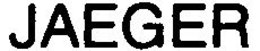 JAEGER trademark
