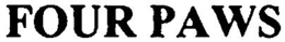 FOUR PAWS trademark
