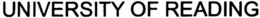 UNIVERSITY OF READING trademark