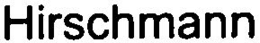 HIRSCHMANN trademark