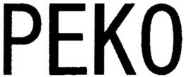 PEKO trademark