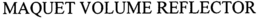 MAQUET VOLUME REFLECTOR trademark