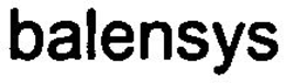 BALENSYS trademark
