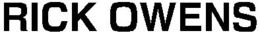 RICK OWENS trademark