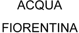 ACQUA FIORENTINA trademark