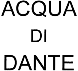 ACQUA DI DANTE trademark