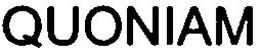 QUONIAM trademark