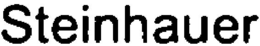 STEINHAUER trademark