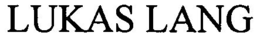 LUKAS LANG trademark
