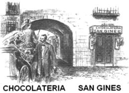CHOCOLATERIA SAN GINES CHOCOLATERIA SAN GINES AÑO 1864 ROFER trademark