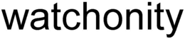 WATCHONITY trademark