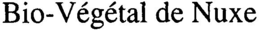 BIO-VÉGÉTAL DE NUXE trademark