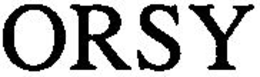 ORSY trademark