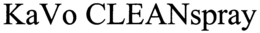 KAVO CLEANSPRAY trademark