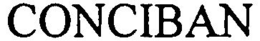 CONCIBAN trademark