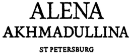 ALENA AKHMADULLINA ST PETERSBURG trademark