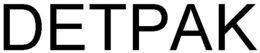 DETPAK trademark
