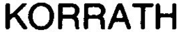 KORRATH trademark