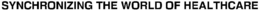 SYNCHRONIZING THE WORLD OF HEALTHCARE trademark