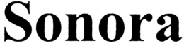 SONORA trademark