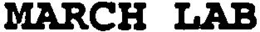 MARCH LAB trademark