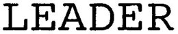 LEADER trademark