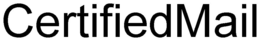 CERTIFIEDMAIL trademark
