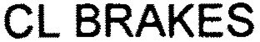 CL BRAKES trademark