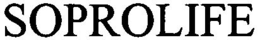 SOPROLIFE trademark