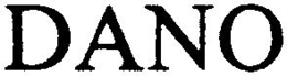 DANO trademark