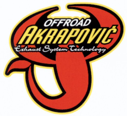 OFFROAD AKRAPOVIC EXHAUST SYSTEM TECHNOLOGY trademark