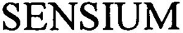 SENSIUM trademark