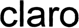 CLARO trademark