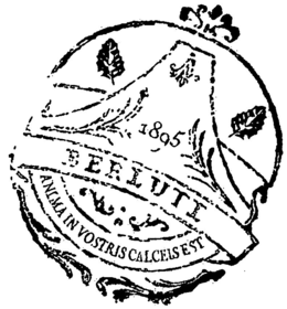 1895 BERLUTI ANIMA IN VOSTRIS CALCELS EST trademark