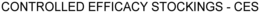 CONTROLLED EFFICACY STOCKINGS - CES trademark