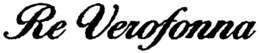 RE. VEROFONNA trademark