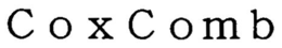 COXCOMB trademark