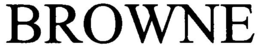 BROWNE trademark