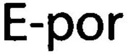 E-POR trademark