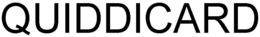 QUIDDICARD trademark