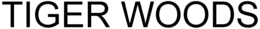TIGER WOODS trademark