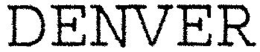 DENVER trademark