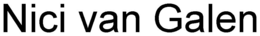 NICI VAN GALEN trademark