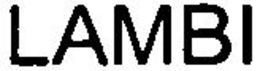 LAMBI trademark