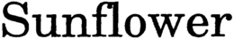 SUNFLOWER trademark