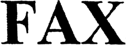 FAX trademark