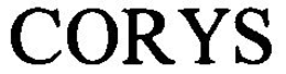 CORYS trademark